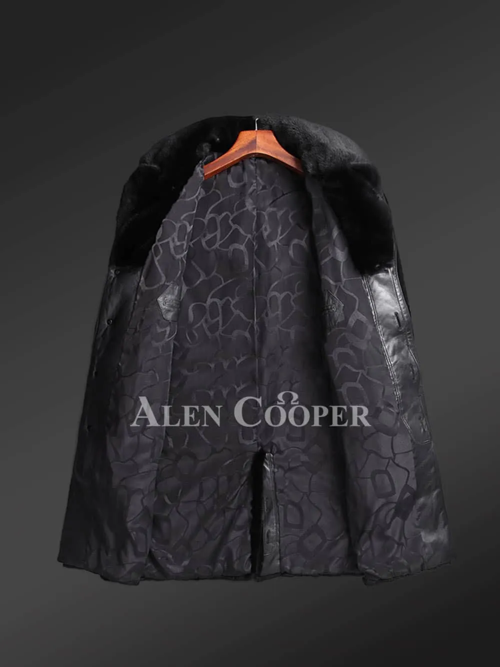 Full Skin Mink Coat For Men