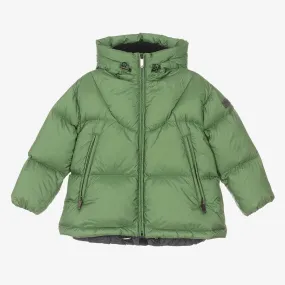 Girls Green Puffer Jacket