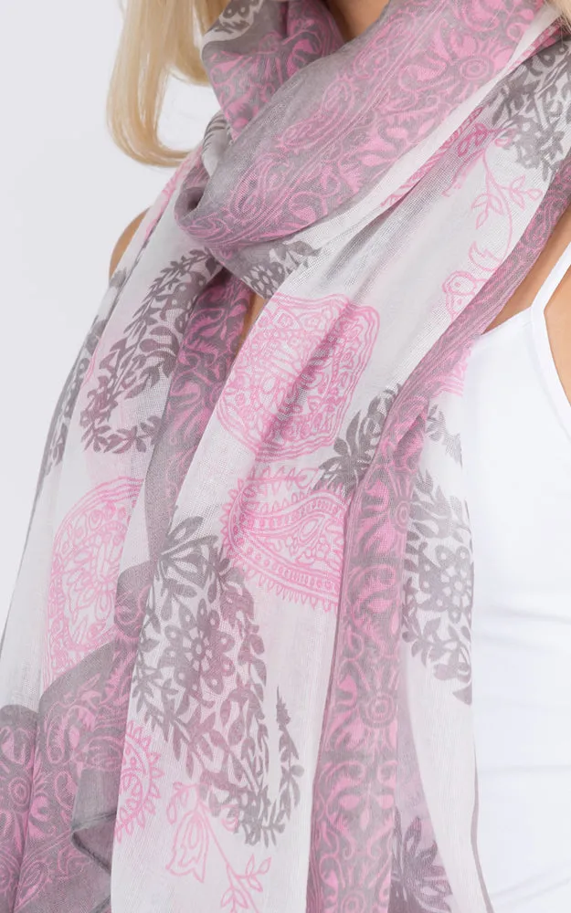 GPO963 Paisley Print Oblong Scarf