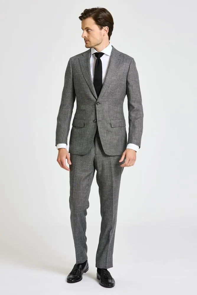 Greyson Suit - Grey Black Circle