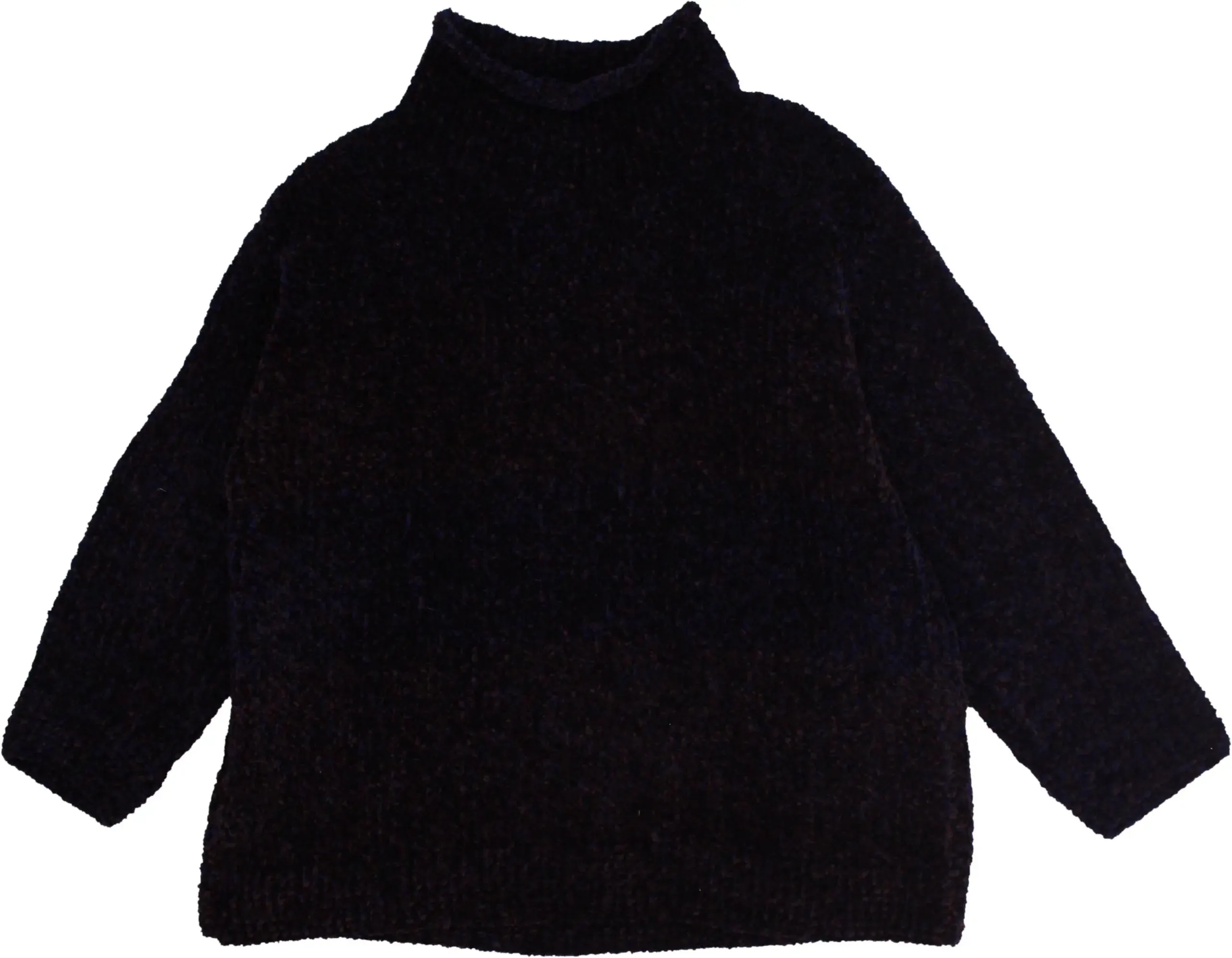 Hand Knitted Chenille Sweater | ThriftTale