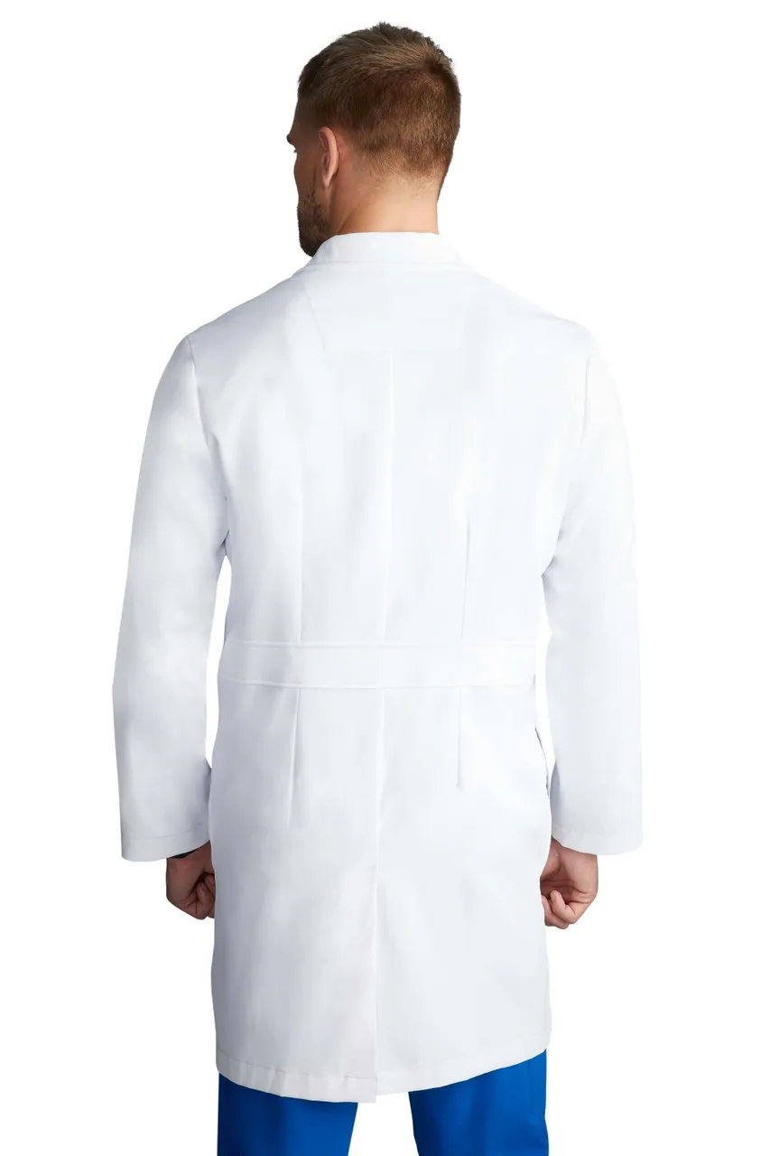 Healing Hands Healing Hands White Coat Men's Luke Full-Length Coat #5151