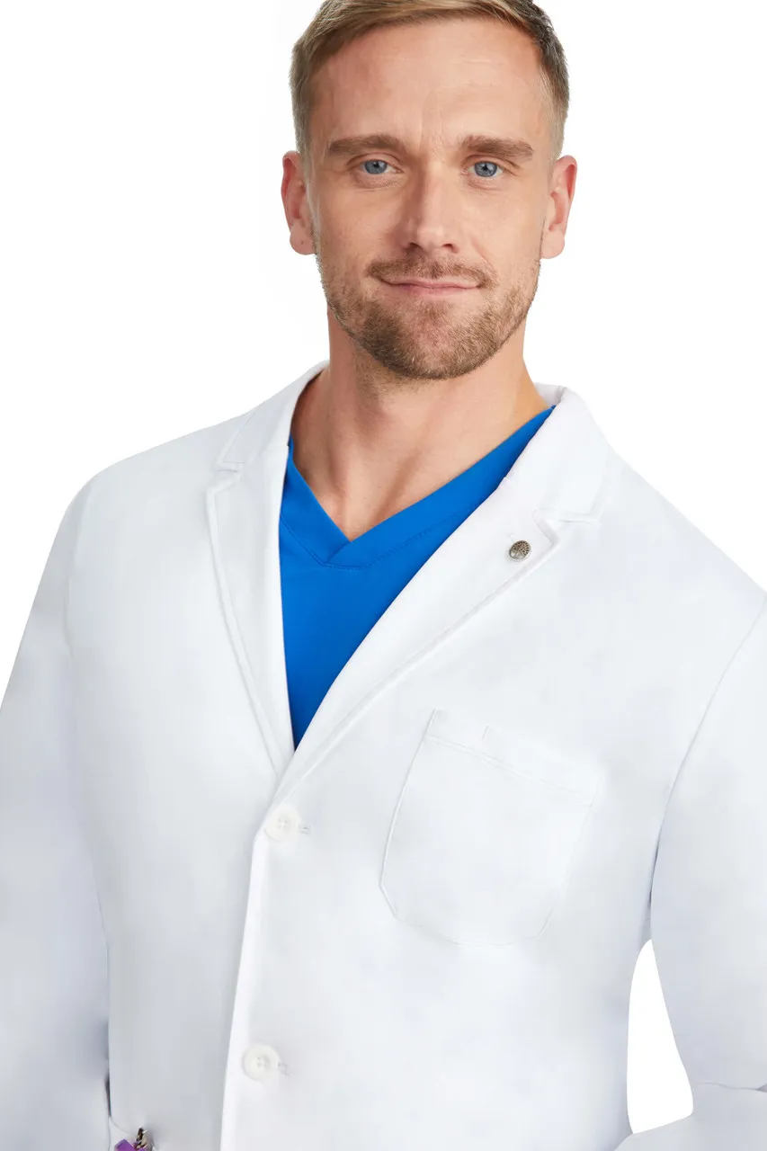 Healing Hands Healing Hands White Coat Men's Luke Full-Length Coat #5151