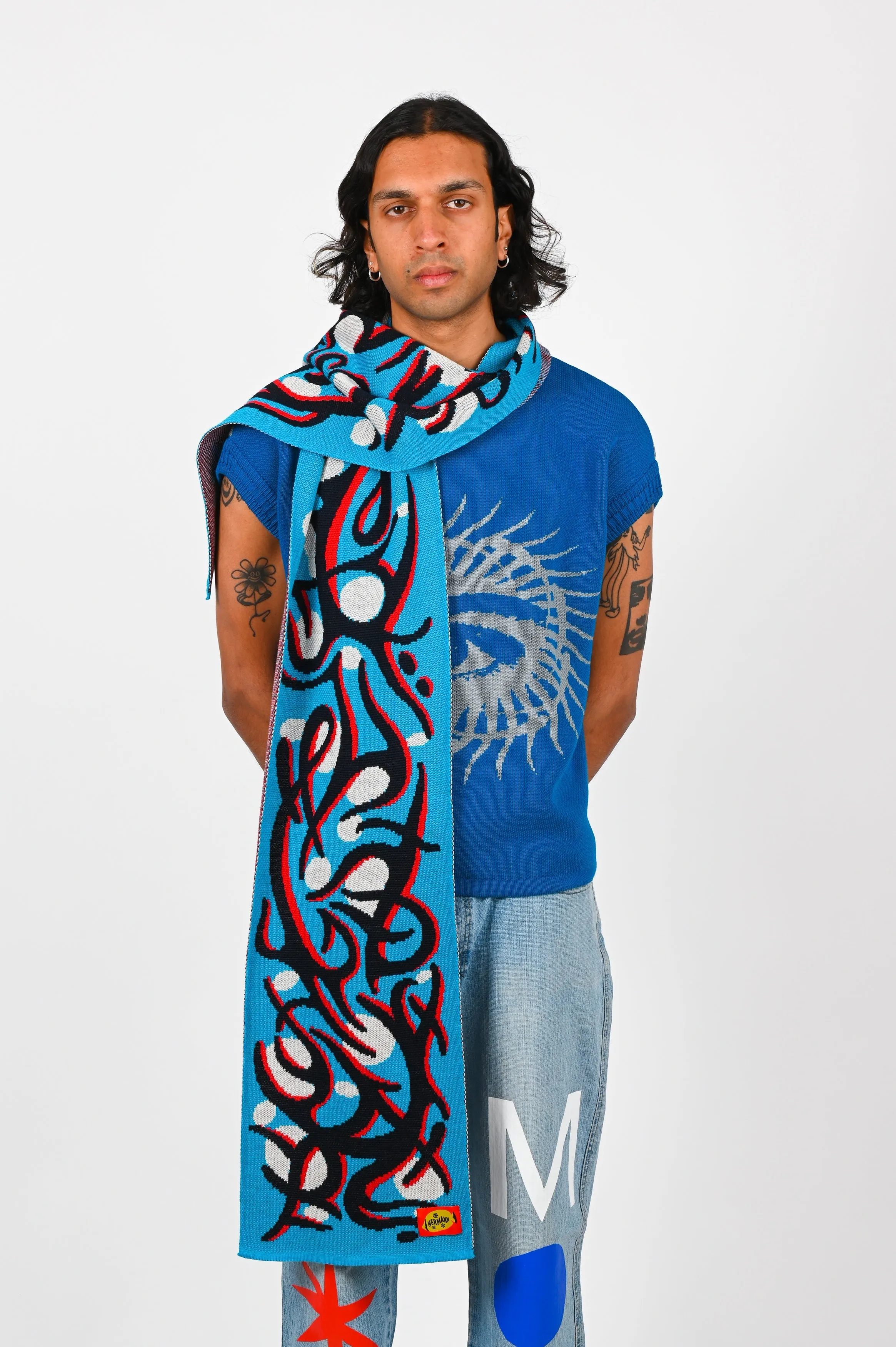 Hermann Studios 'Criminal Coral' Scarf