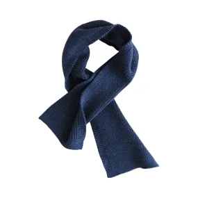 Hvid Gustave Scarf Blue