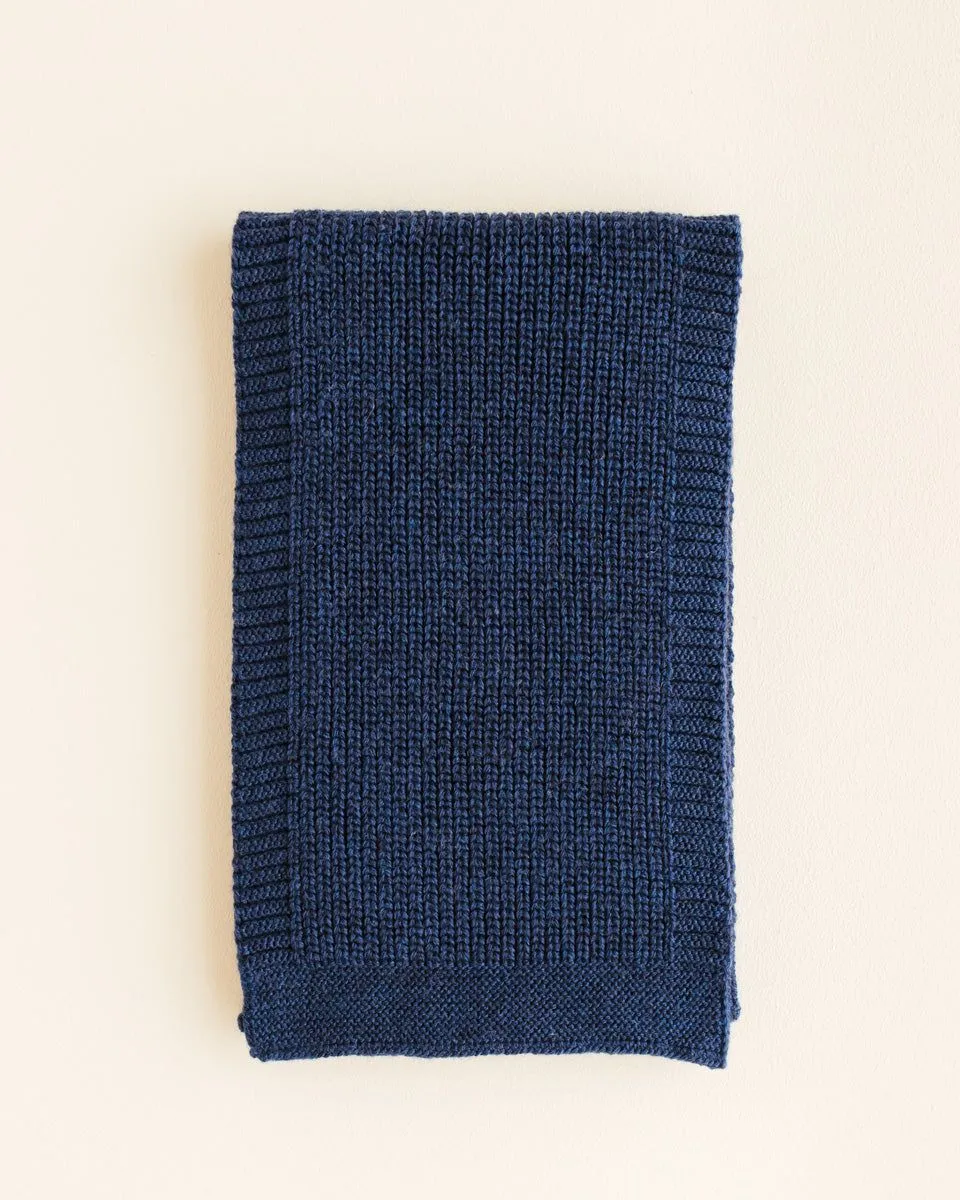 Hvid Gustave Scarf Blue