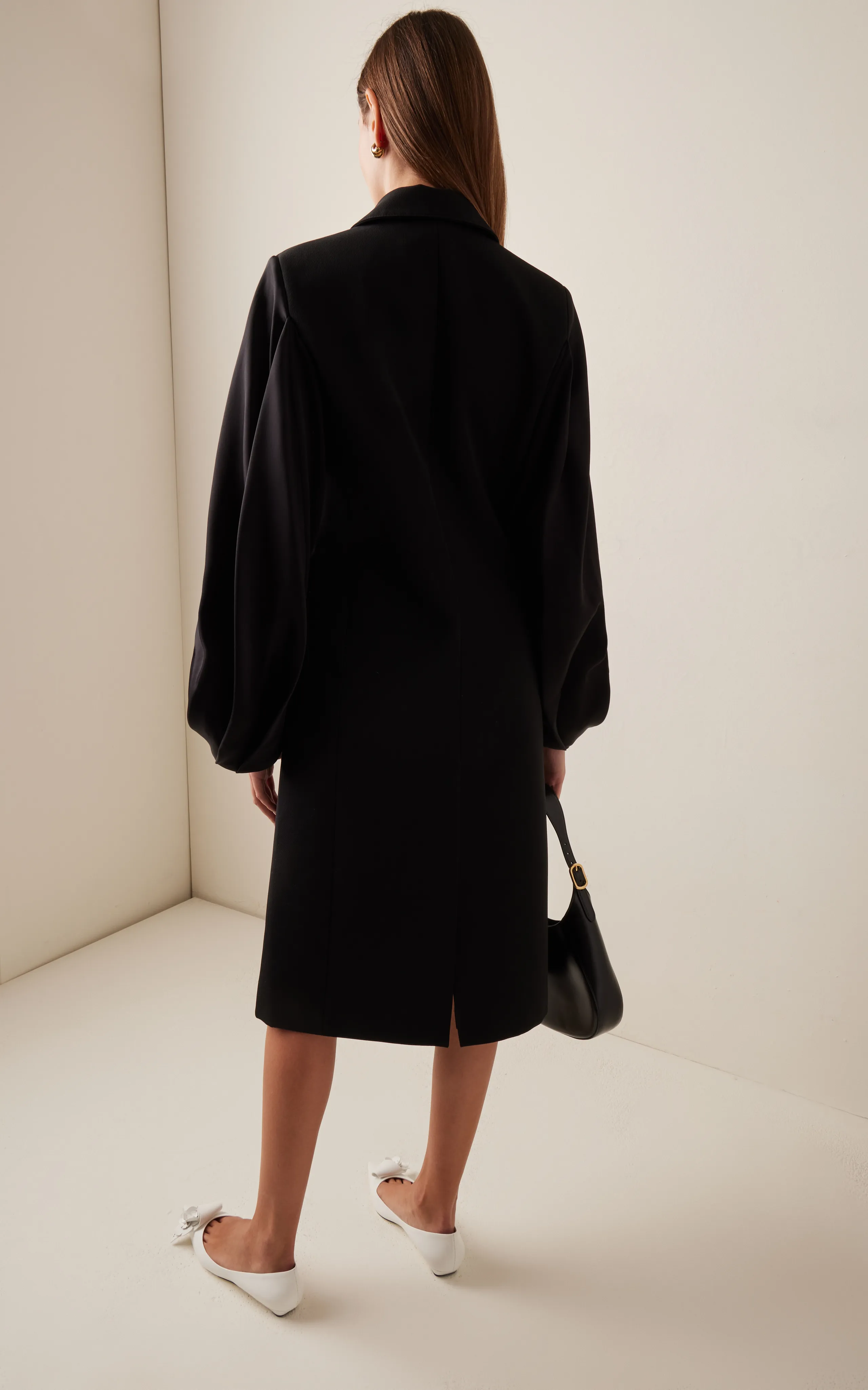 JW Anderson Balloon-Sleeve Wool Coat