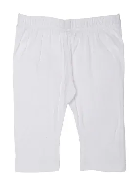 Kids - Girls 3/4th Leggings White