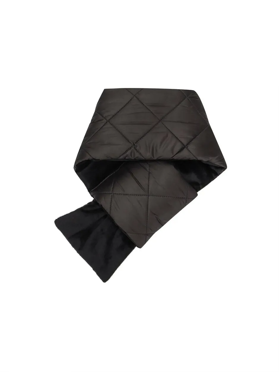 [KIDS] Quilting Muffler Black