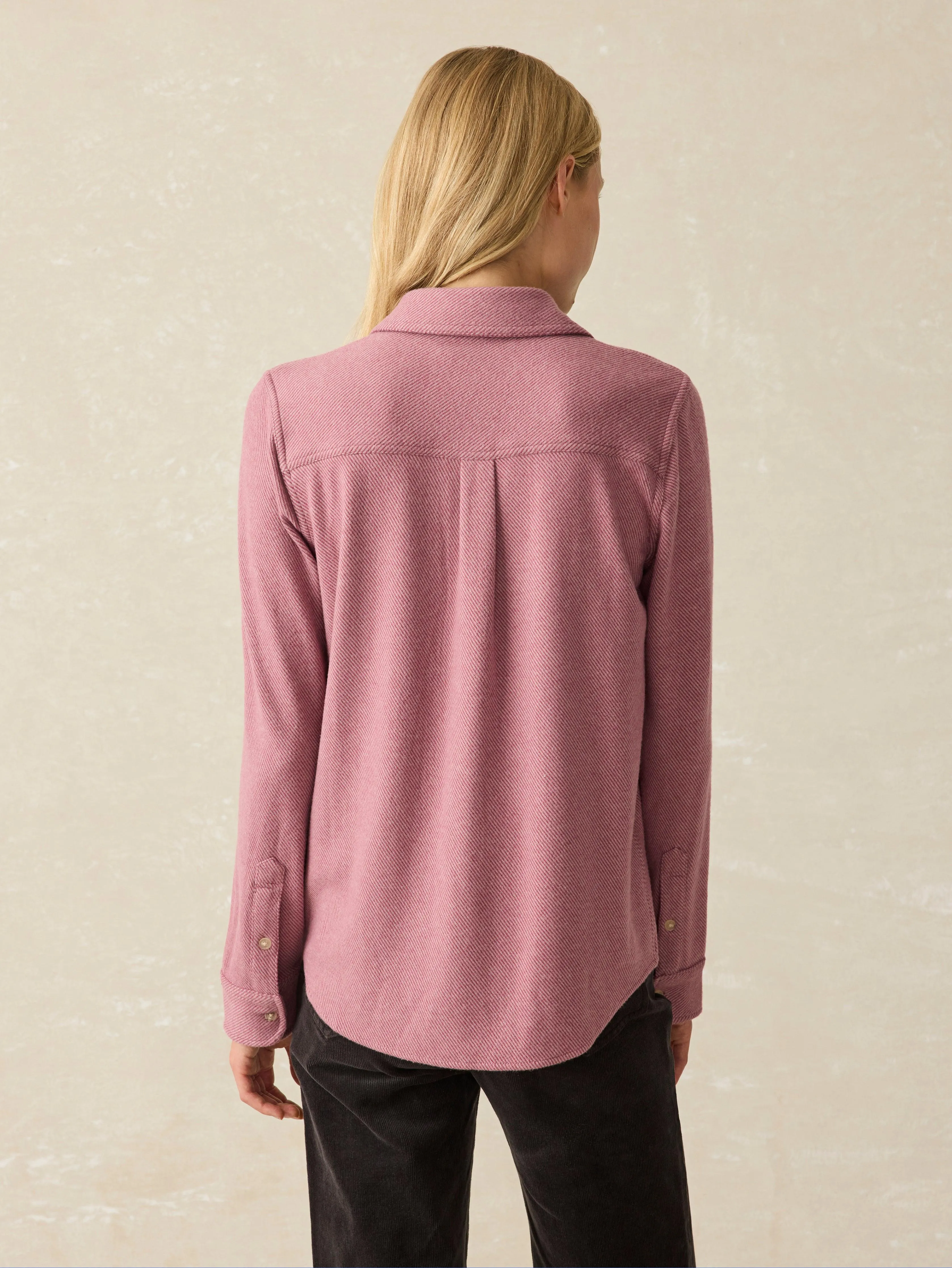 Legend Sweater Shirt - Rose Twill