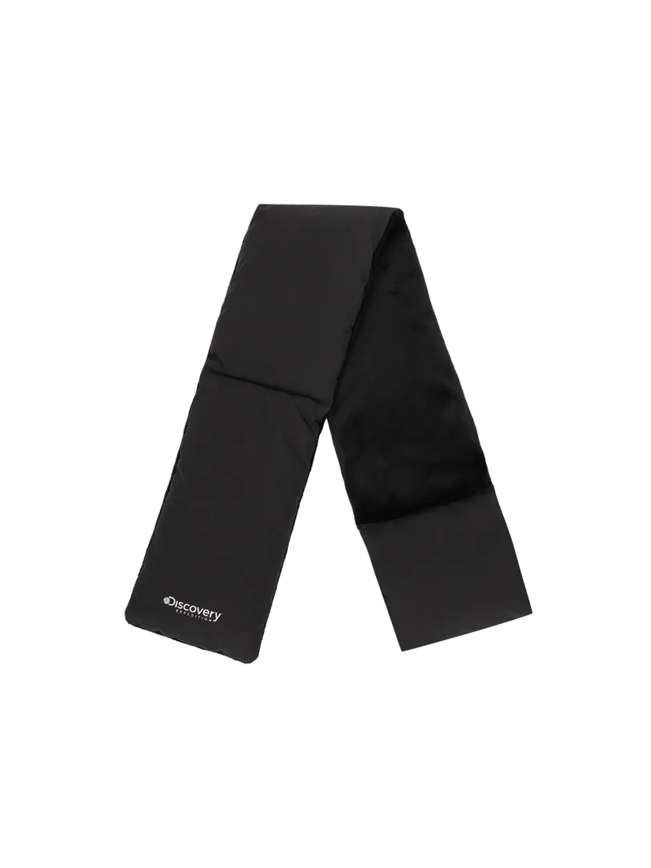 Lester Logo Printed Padding Muffler Black