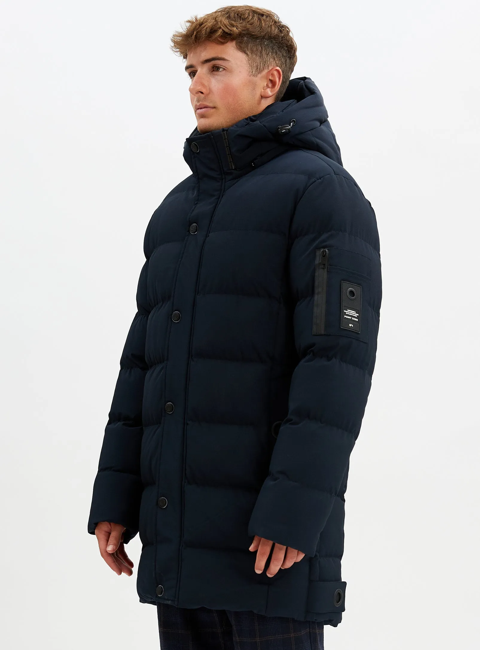 LEVI | Quilted puffer long jacket || LEVI | Manteau polaire longue