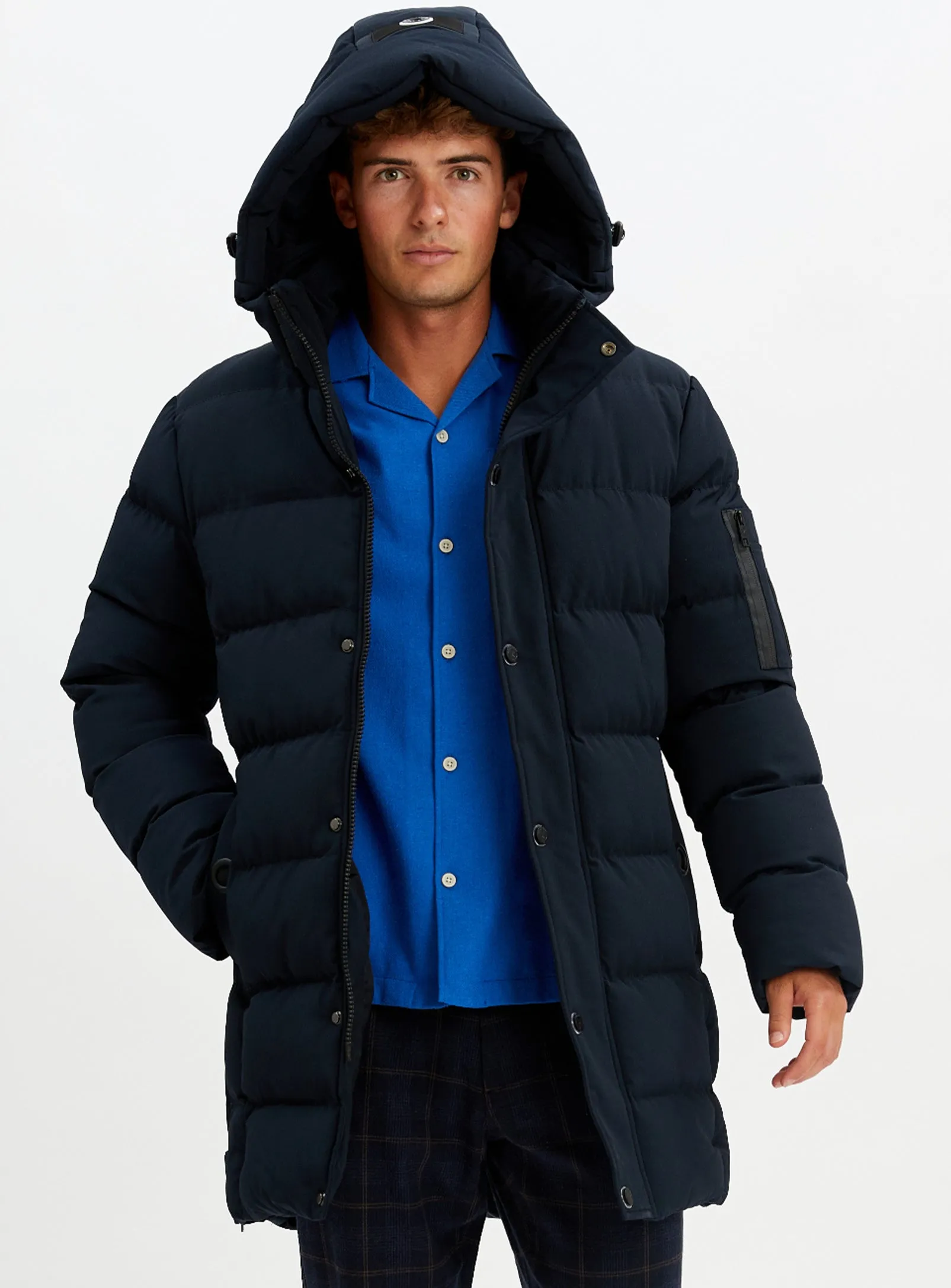 LEVI | Quilted puffer long jacket || LEVI | Manteau polaire longue