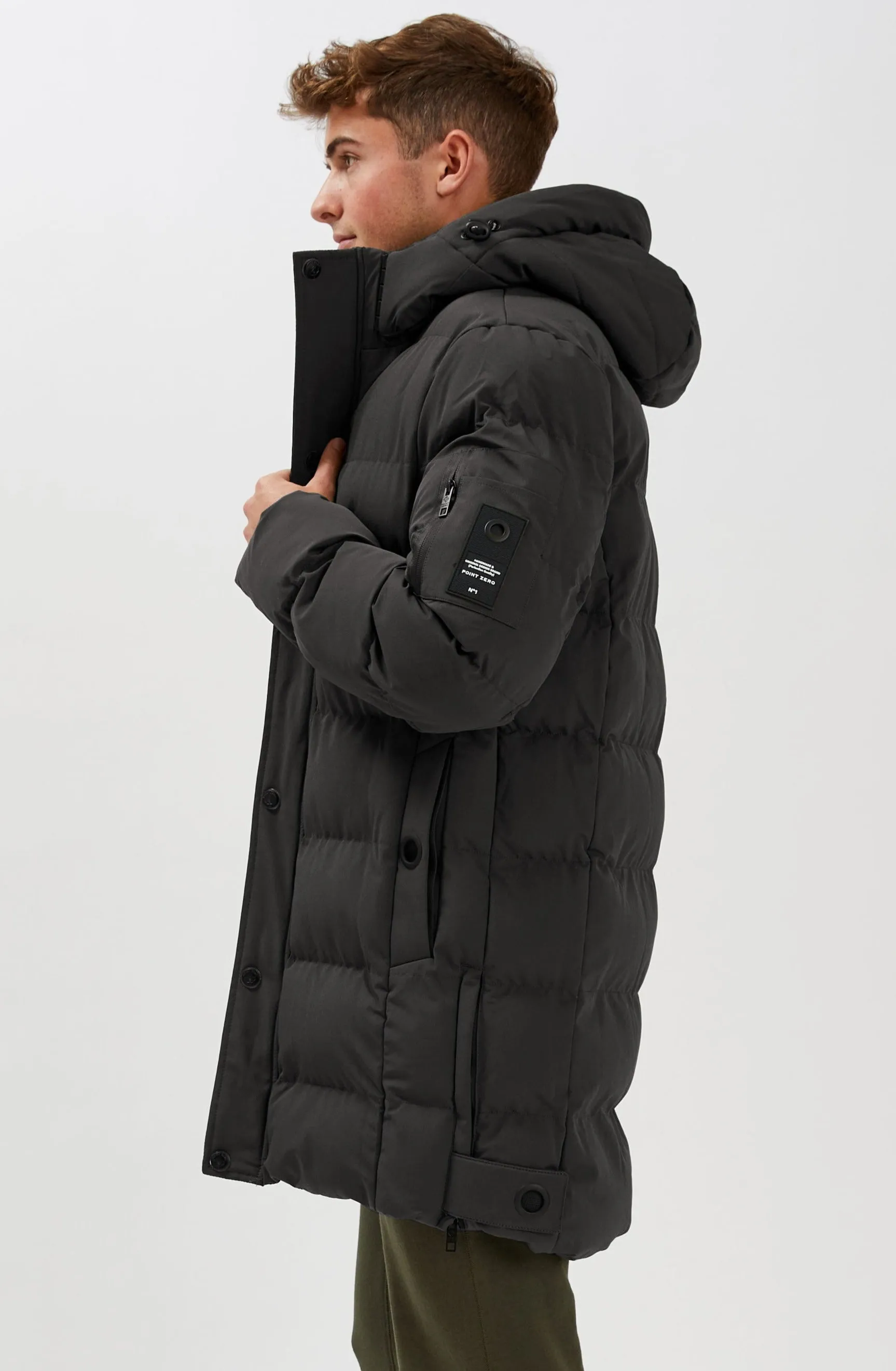 LEVI | Quilted puffer long jacket || LEVI | Manteau polaire longue