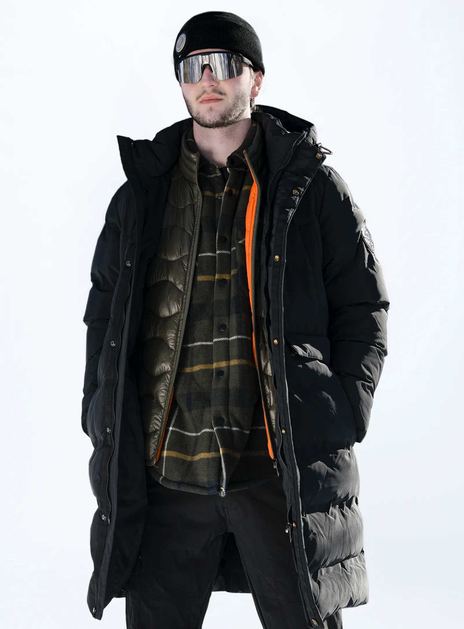 LEVI | Quilted puffer long jacket || LEVI | Manteau polaire longue