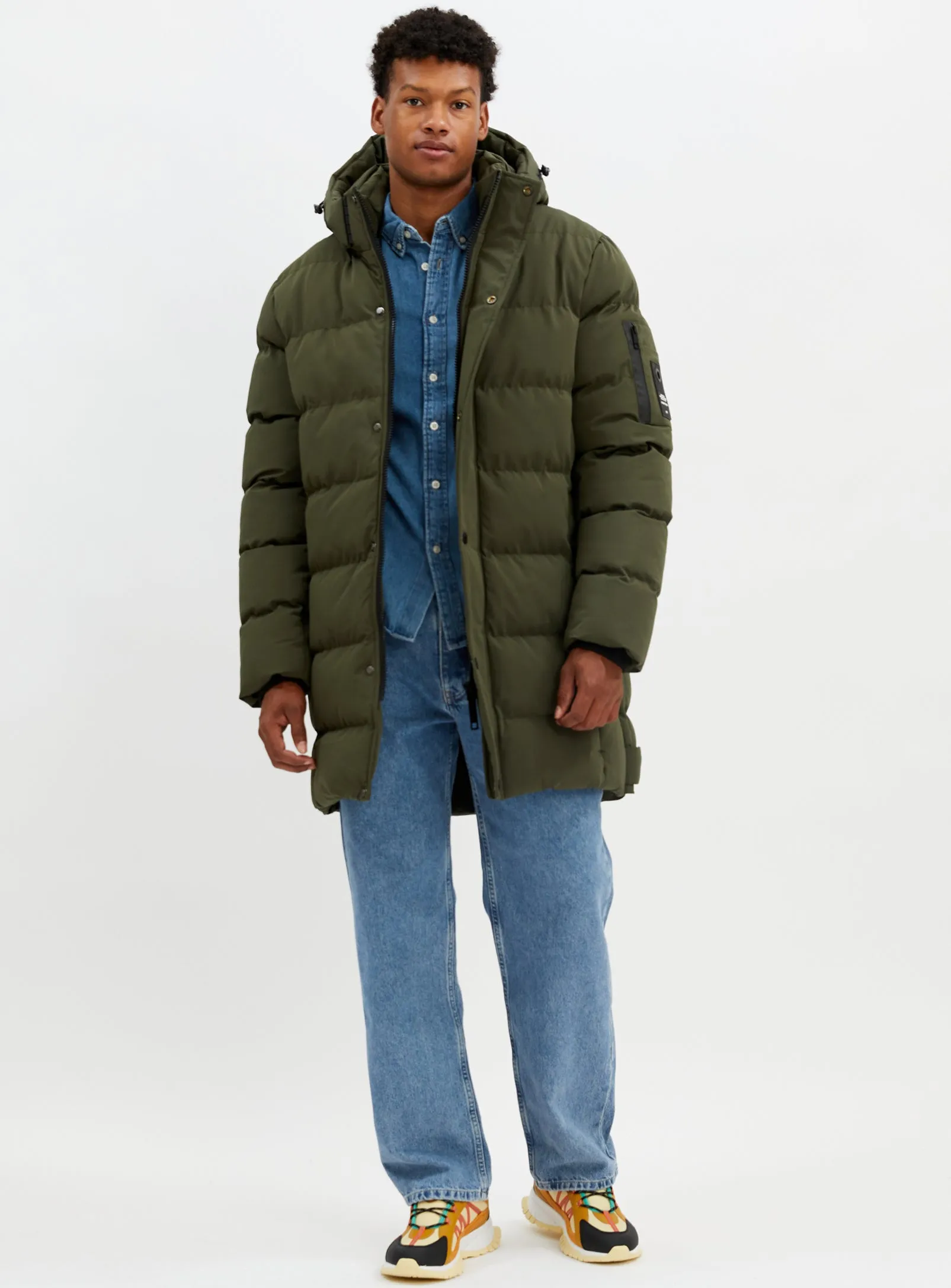 LEVI | Quilted puffer long jacket || LEVI | Manteau polaire longue