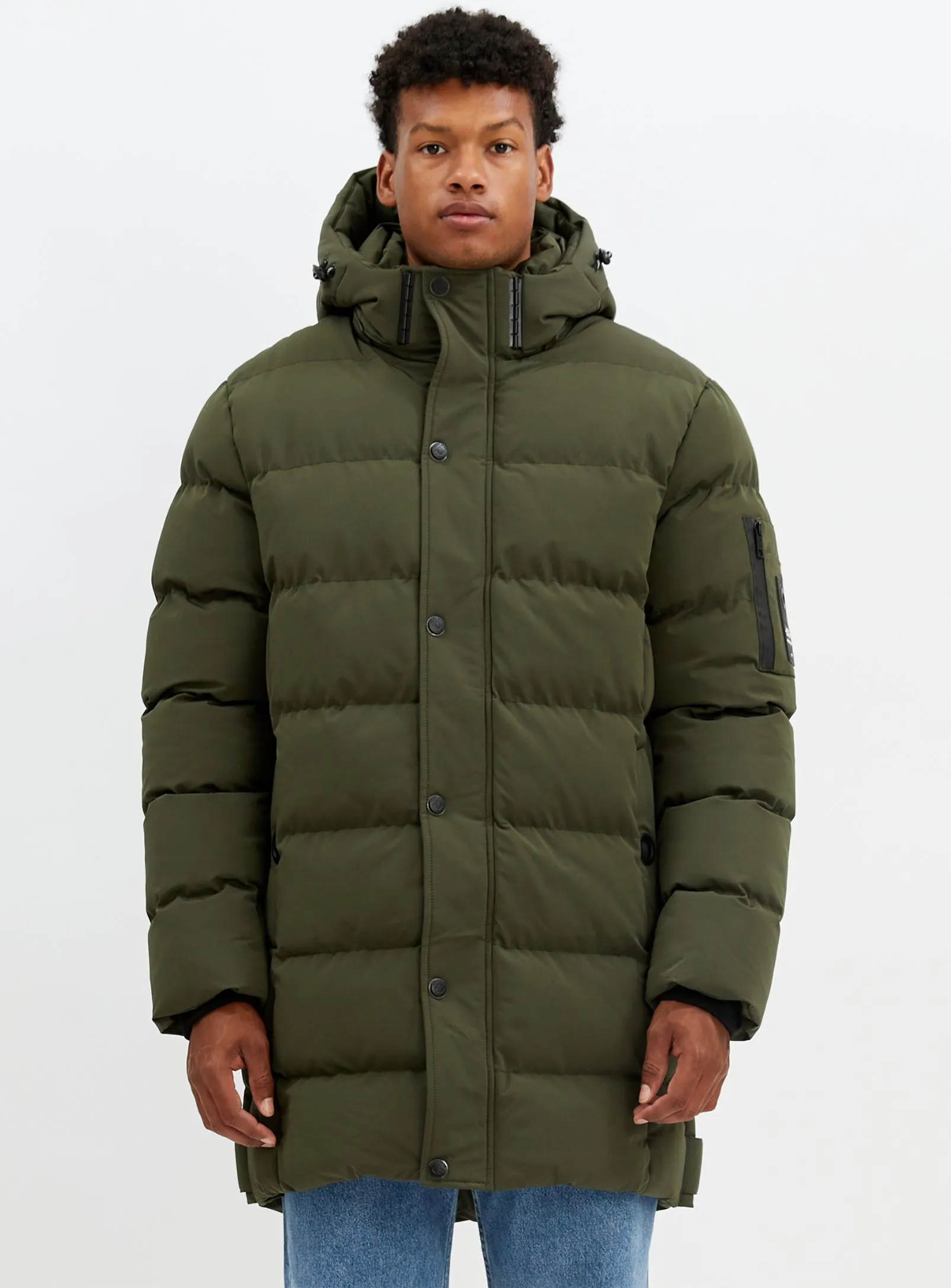 LEVI | Quilted puffer long jacket || LEVI | Manteau polaire longue