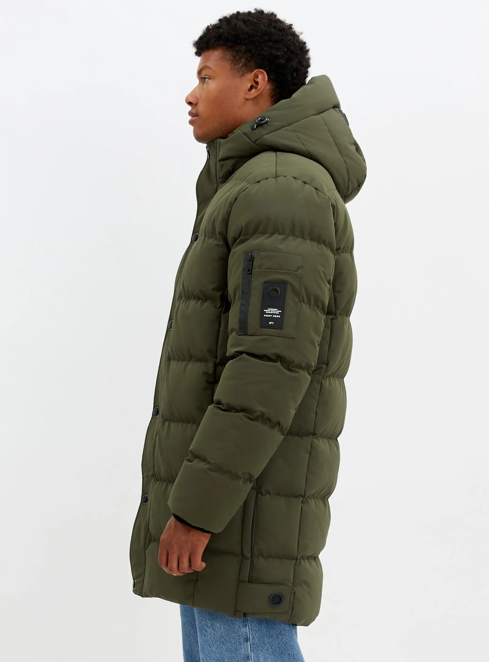 LEVI | Quilted puffer long jacket || LEVI | Manteau polaire longue