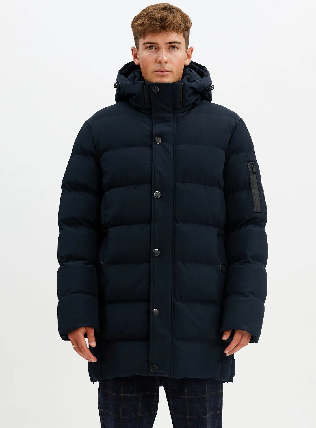 LEVI | Quilted puffer long jacket || LEVI | Manteau polaire longue