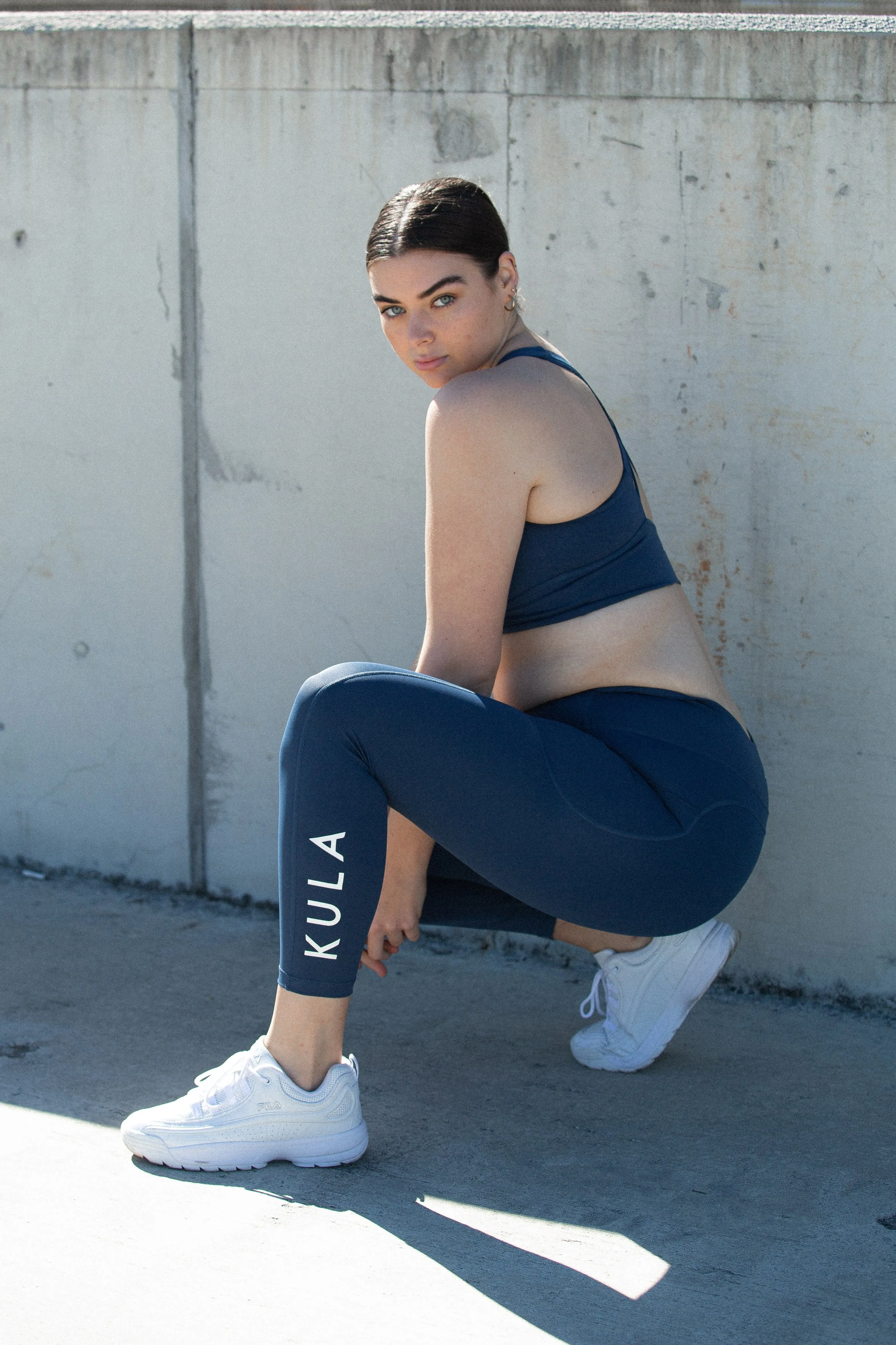 Lunar Legging in Steel Blue