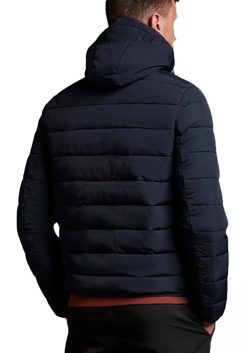 Lyle & Scott Hooded Puffer Jacket Dark Navy