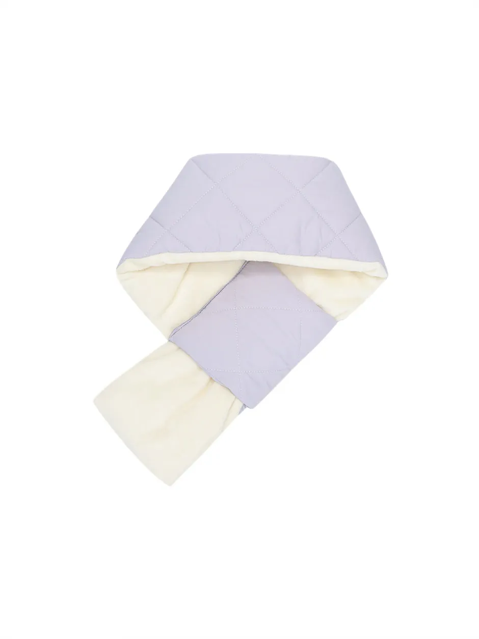 Melrose Quilting Padding Muffler Violet