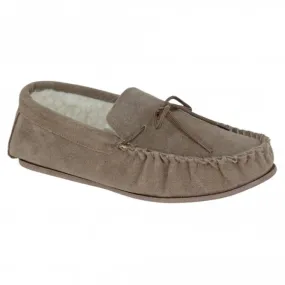 Mens Oliver Suede Moccasin Slippers