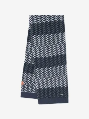 Missoni Boys Wool Zigzag Scarf in Black