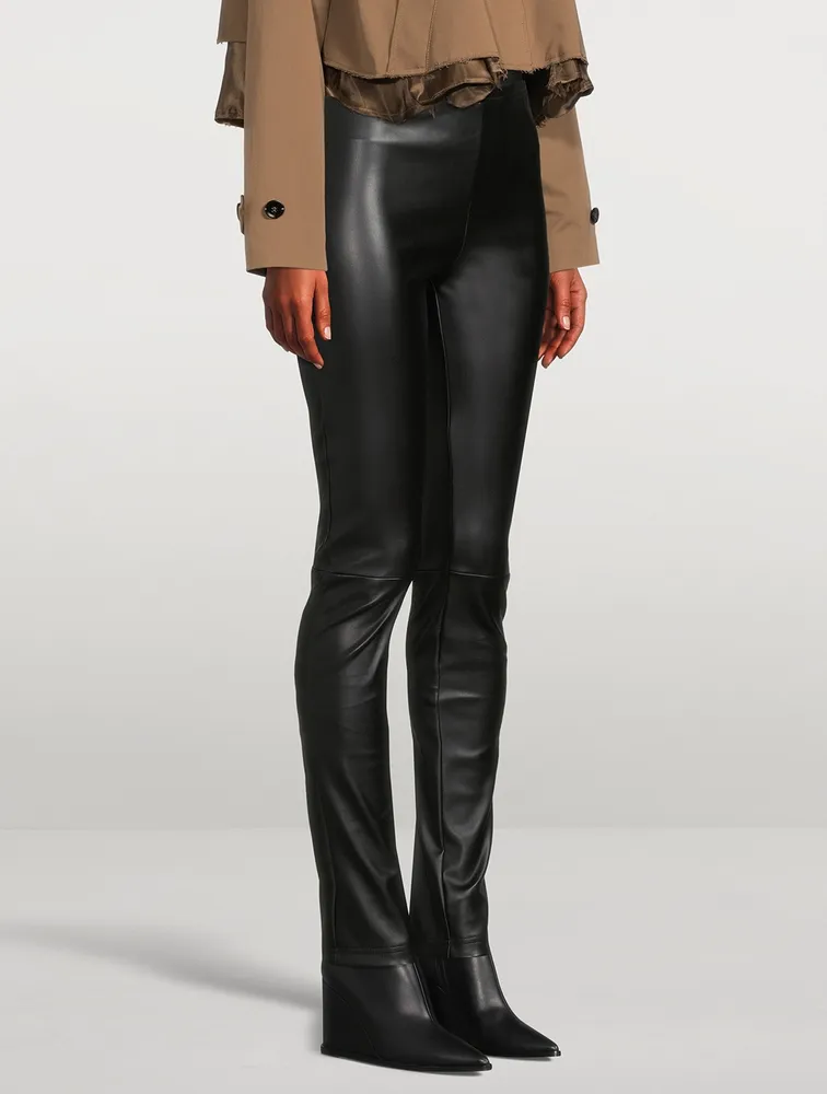 MM6 MAISON MARGIELA Faux Leather Leggings