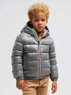 Moncler Enfant Boys Down Padded New Aubert Jacket in Grey