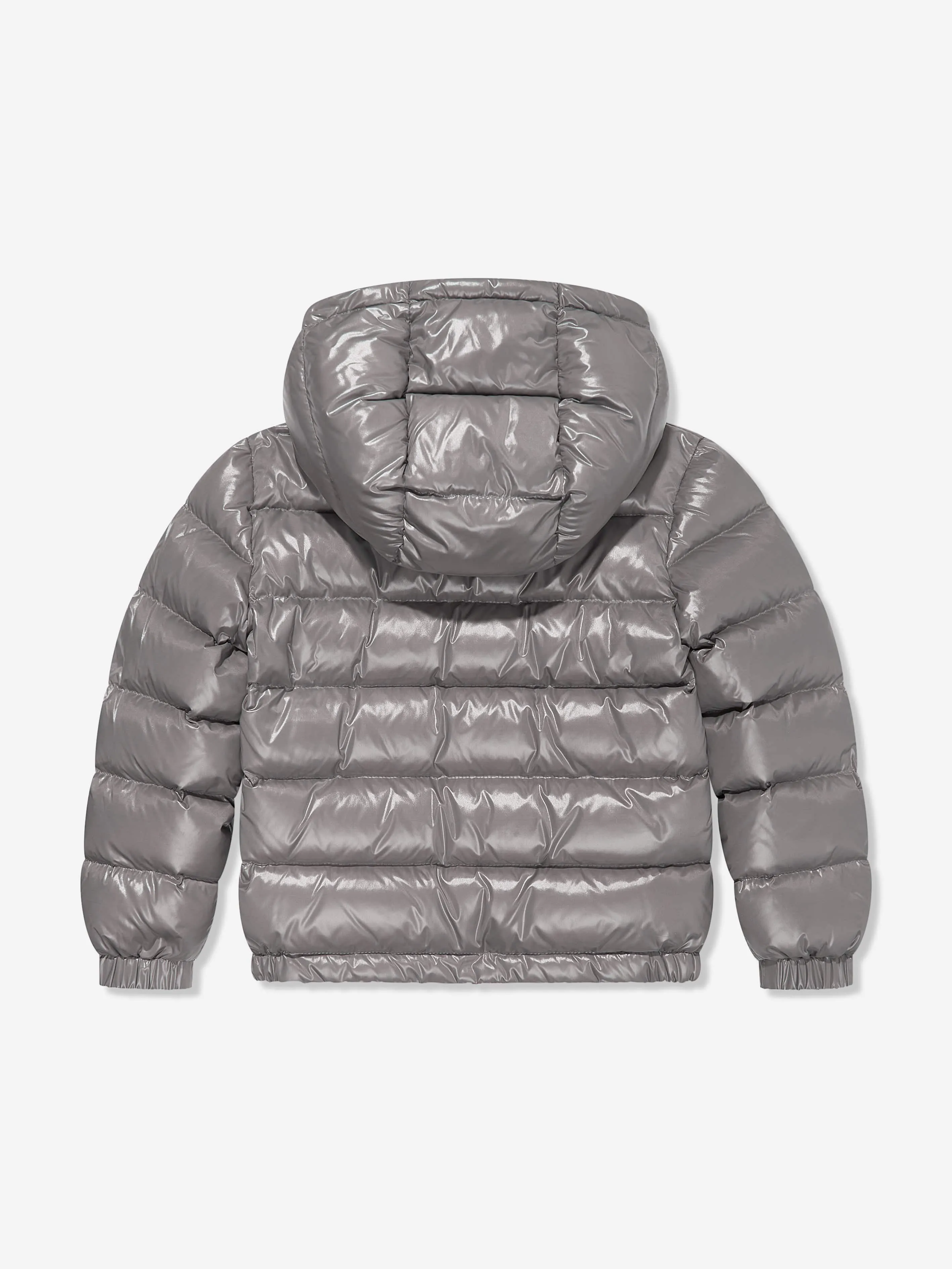 Moncler Enfant Boys Down Padded New Aubert Jacket in Grey