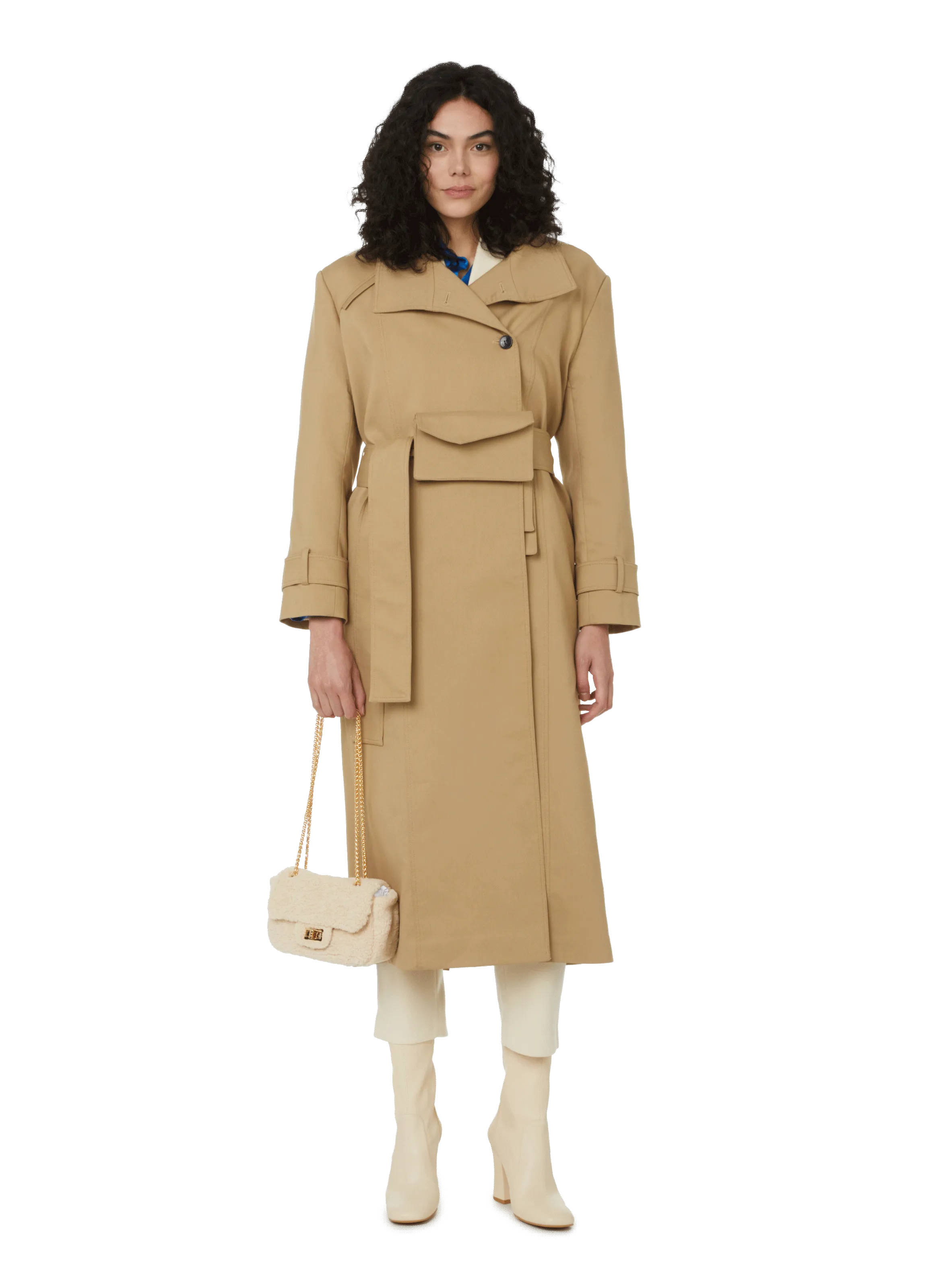 MYBESTFRIENDS  Joyce cotton-blend trench coat - Beige