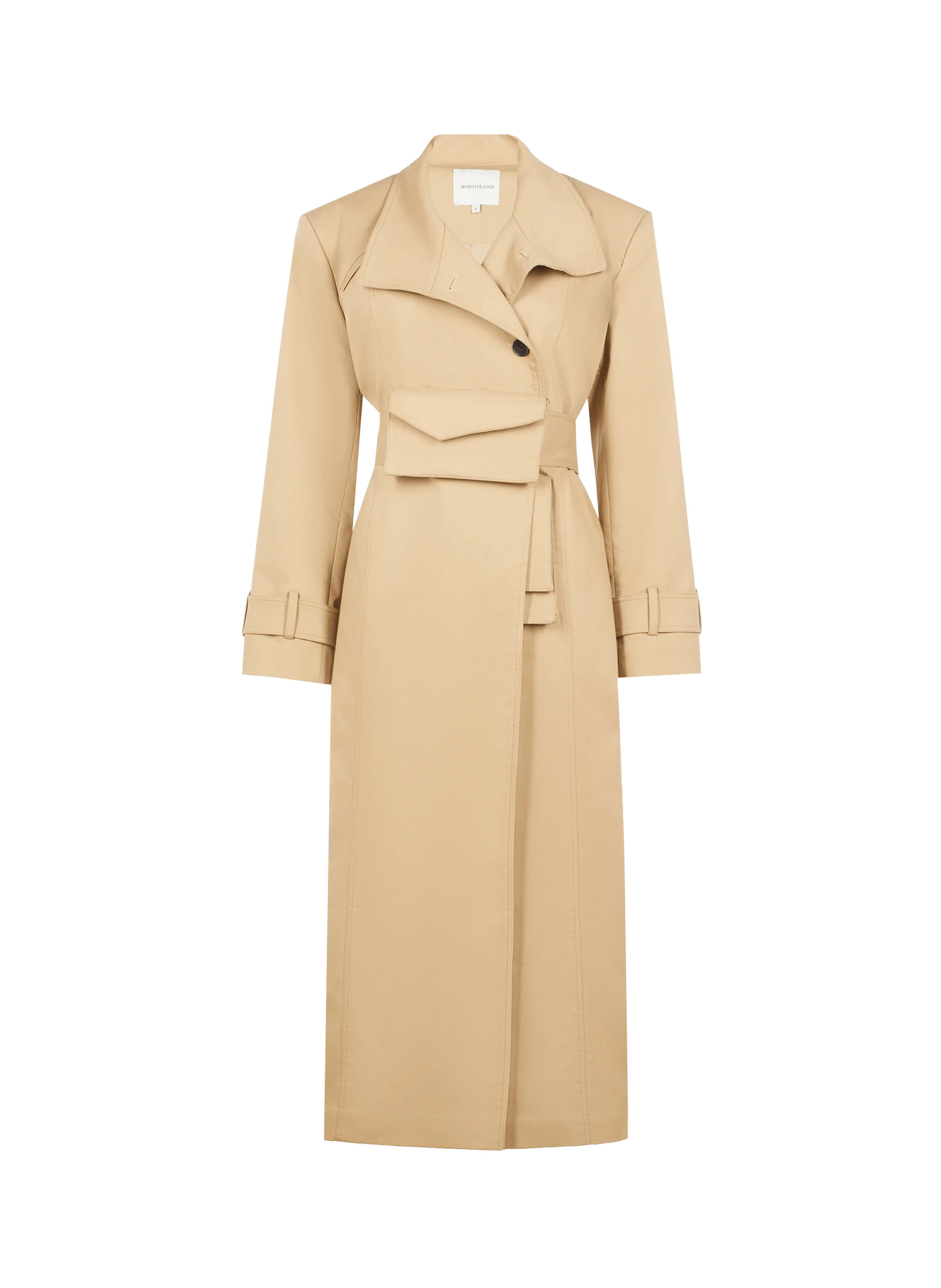 MYBESTFRIENDS  Joyce cotton-blend trench coat - Beige