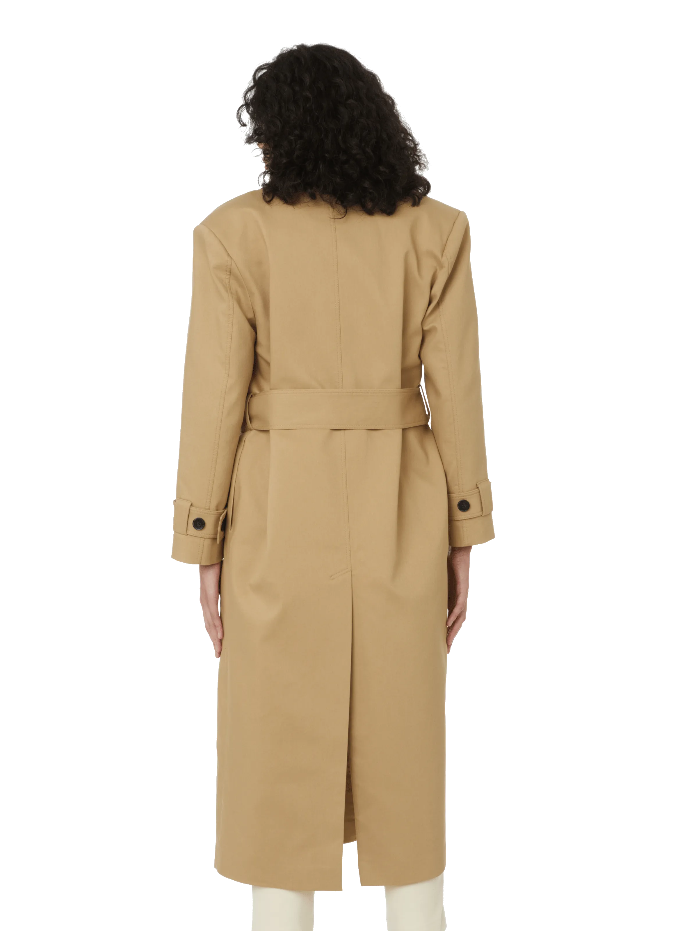 MYBESTFRIENDS  Joyce cotton-blend trench coat - Beige