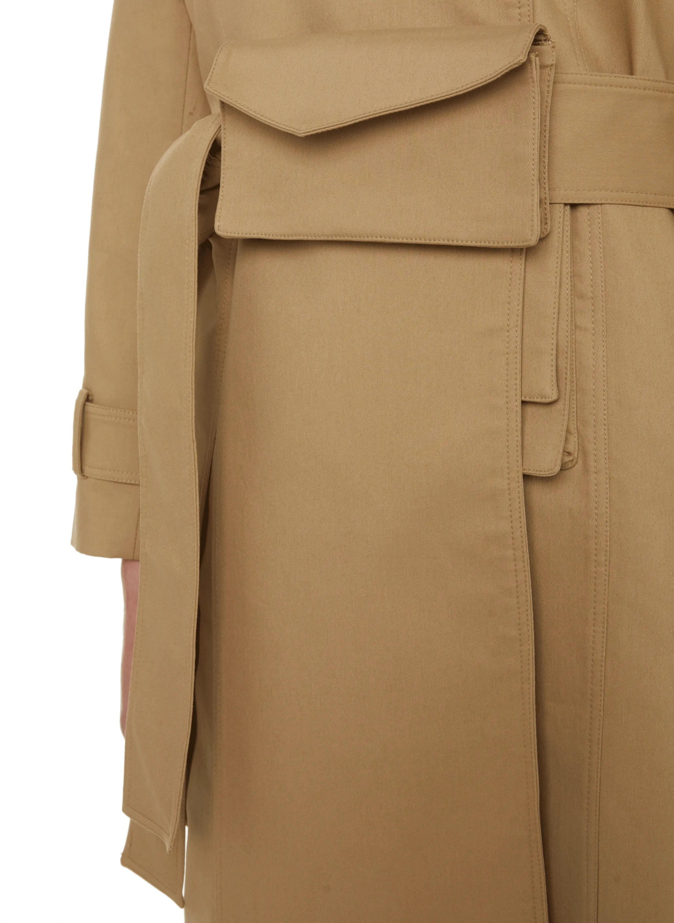 MYBESTFRIENDS  Joyce cotton-blend trench coat - Beige