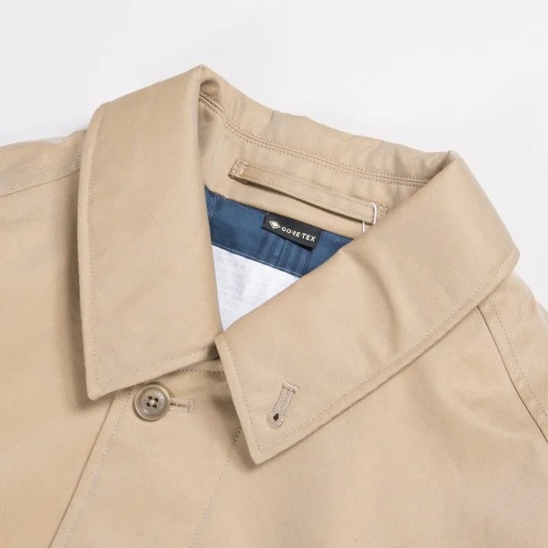 nanamica GORE-TEX Balmacaan Coat (Beige)