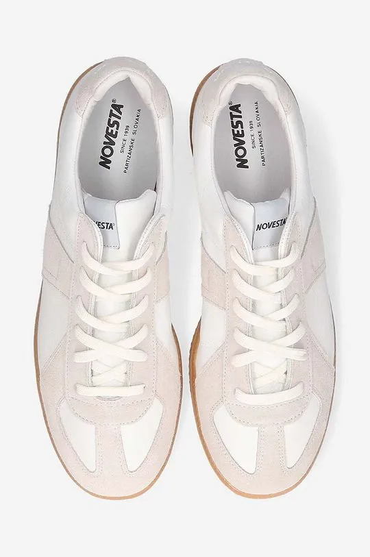 Novesta leather sneakers Gat white color