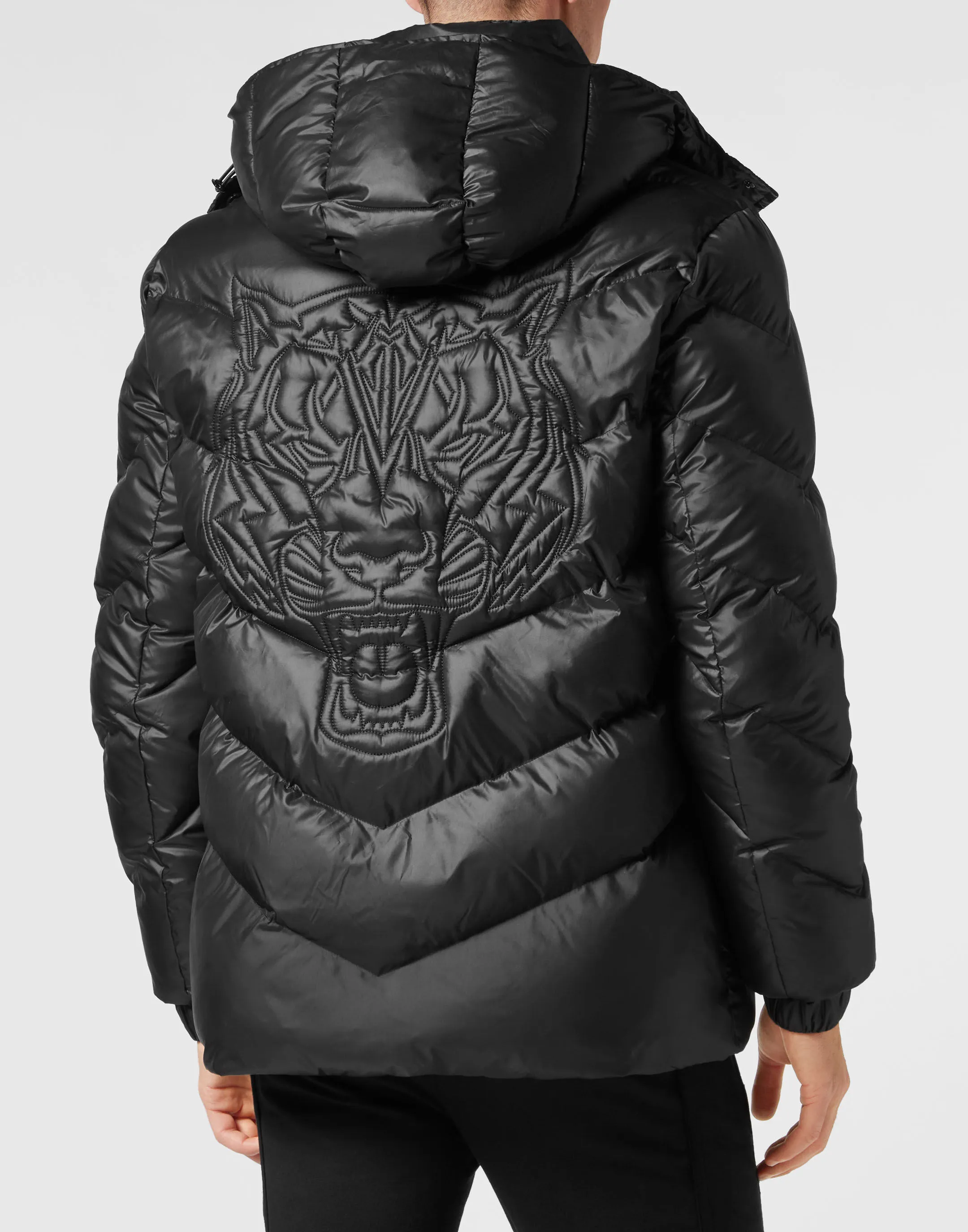 Nylon Puffer Jacket Tiger