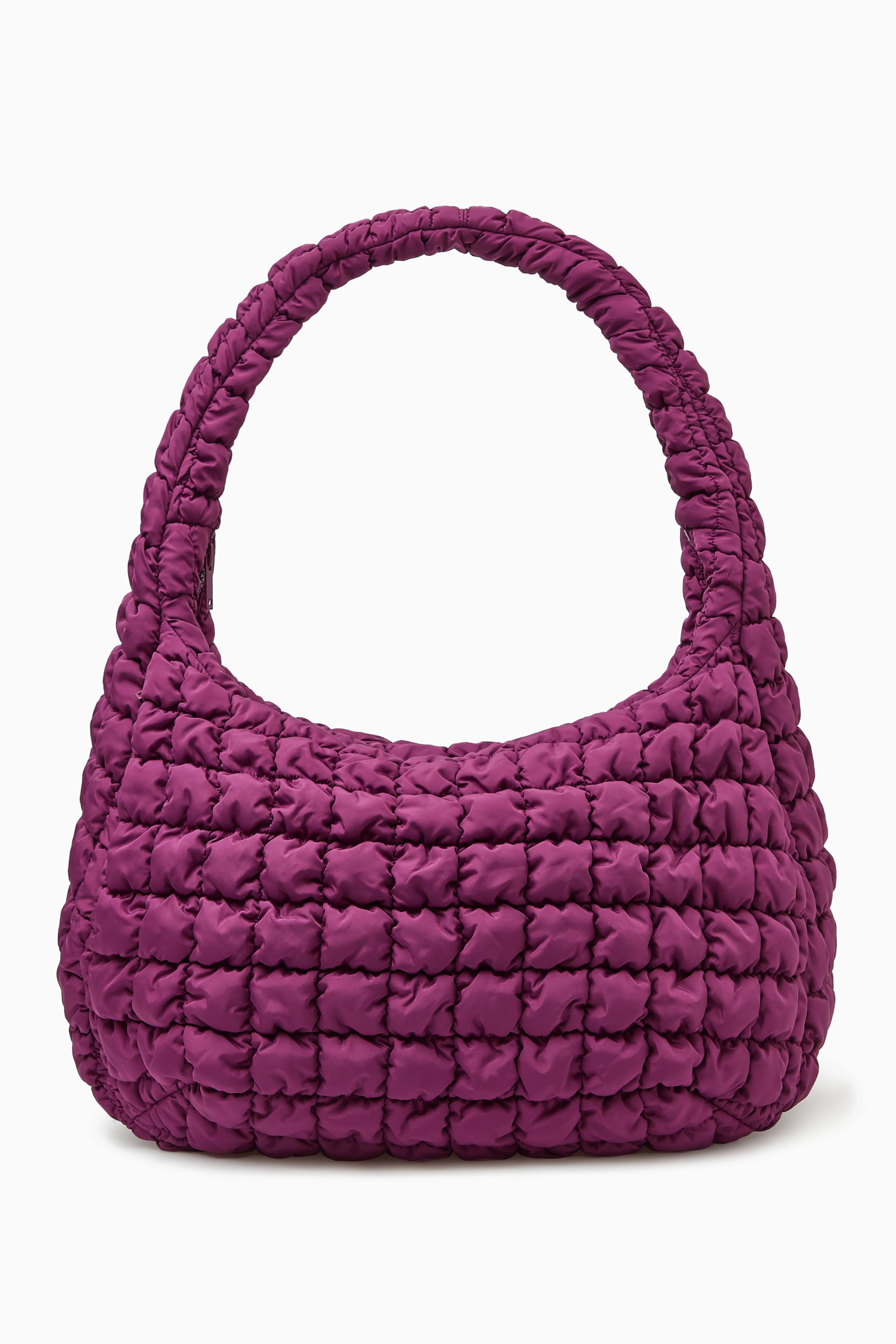 OVERSIZED QUILTED CROSSBODY - PURPLE - Ladies | H&M GB