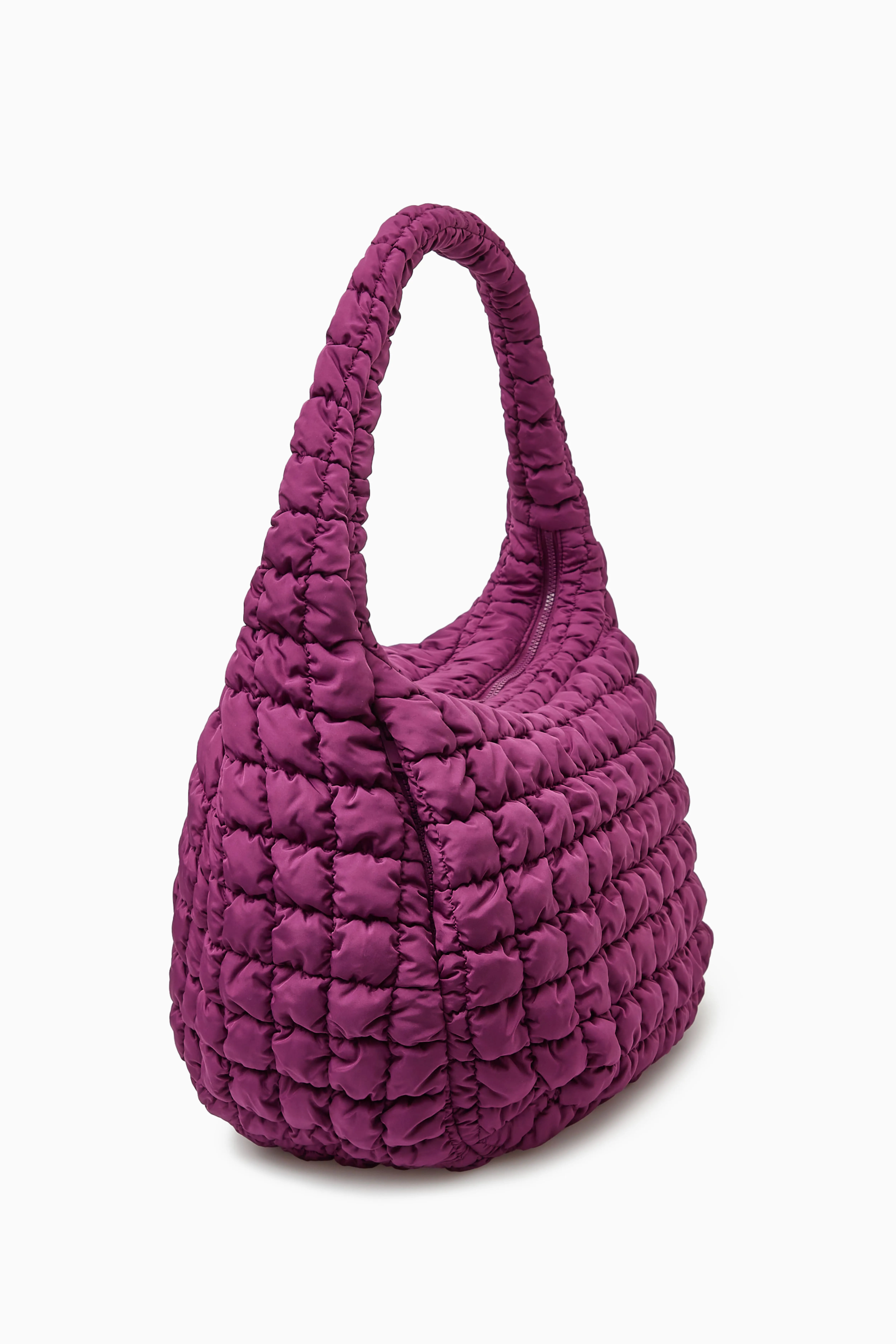 OVERSIZED QUILTED CROSSBODY - PURPLE - Ladies | H&M GB