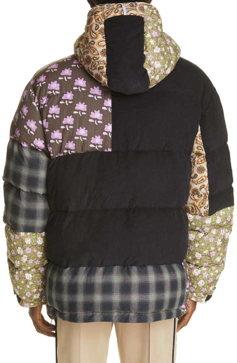 Patchwork Hooded Puffer Jacket | The Puffer Jacket