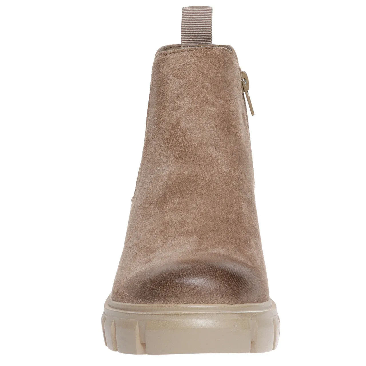 Pierre Dumas Women's Camden-1 Suede Bootie - Taupe 89606-434