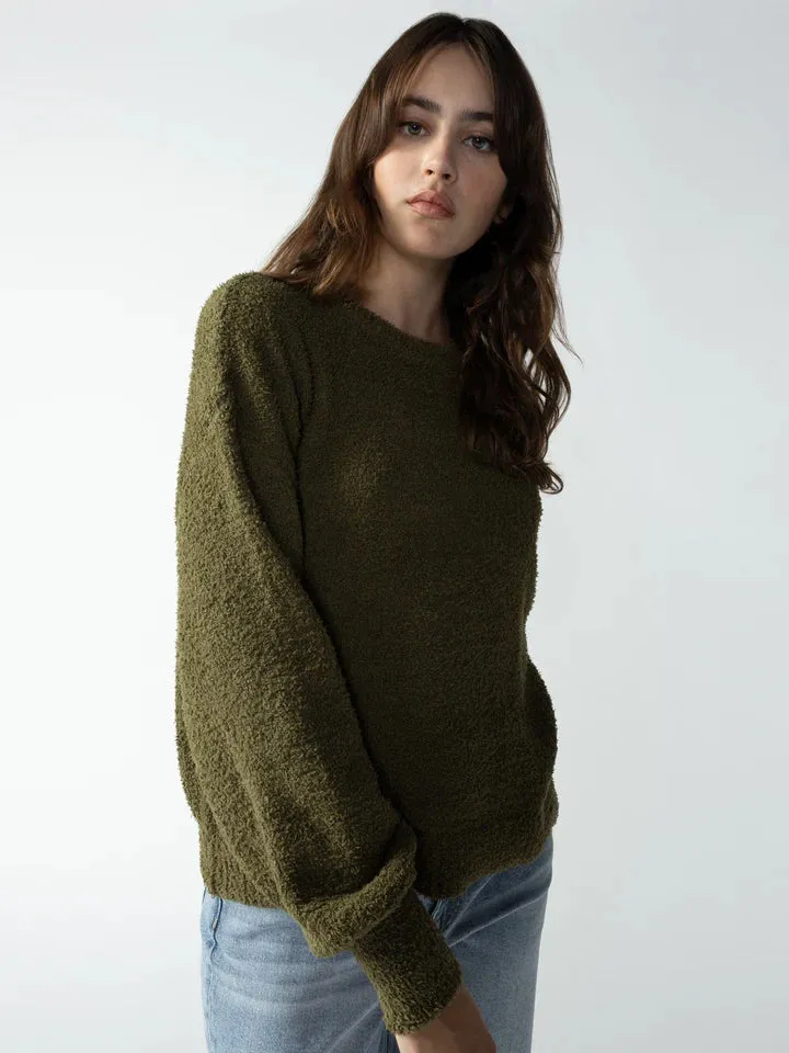 Plush Volume Sleeve Sweater