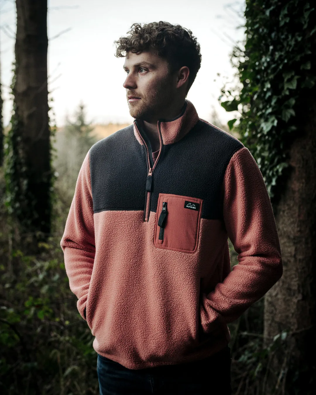 Polar 1/4 Zip Fleece - Coral