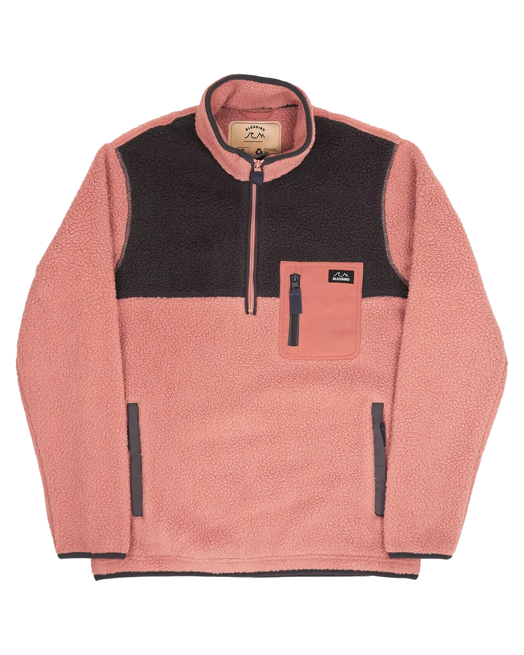 Polar 1/4 Zip Fleece - Coral