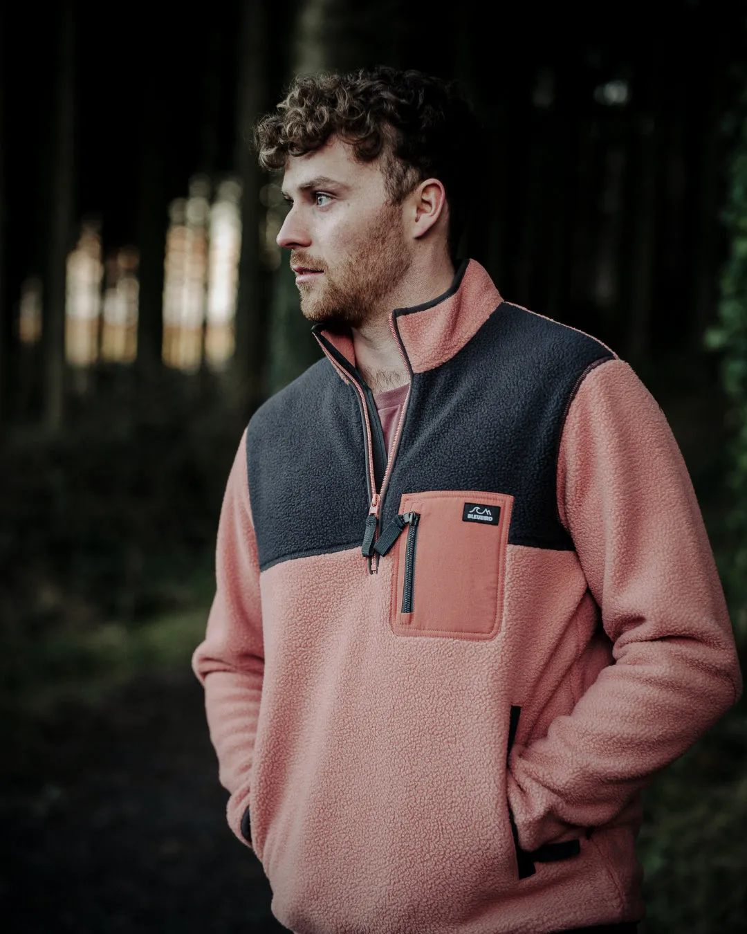 Polar 1/4 Zip Fleece - Coral