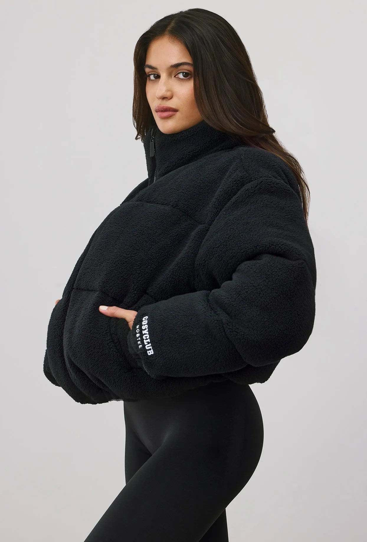 Puffer Jacket in Onyx