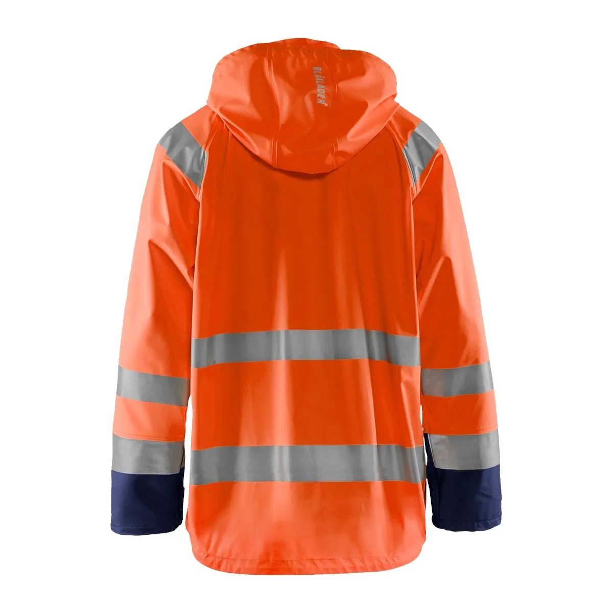 Rain Jacket Level 1 4323 High Vis Oranje/Marineblauw - Blåkläder