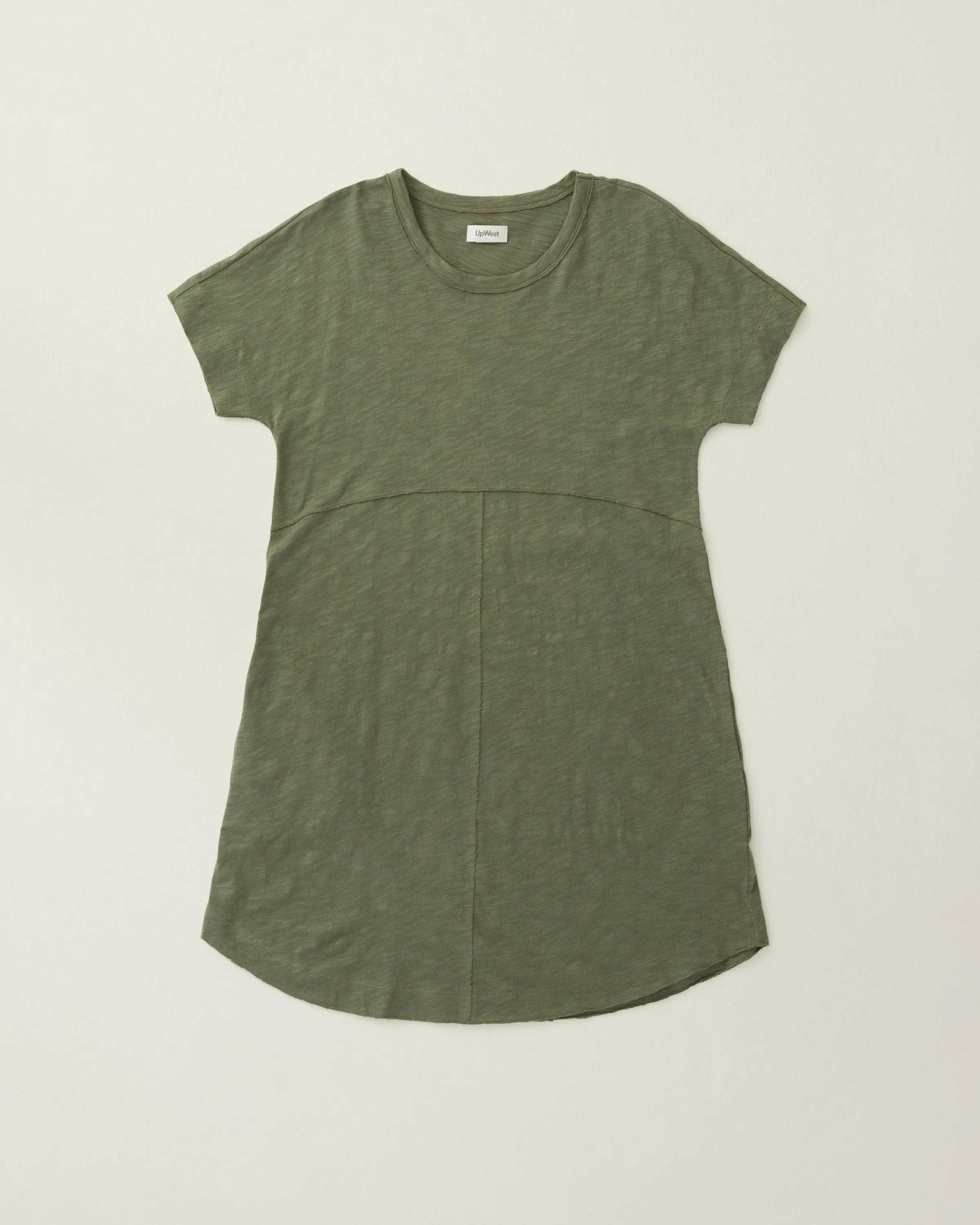 Raw Hem Tee Shirt Dress