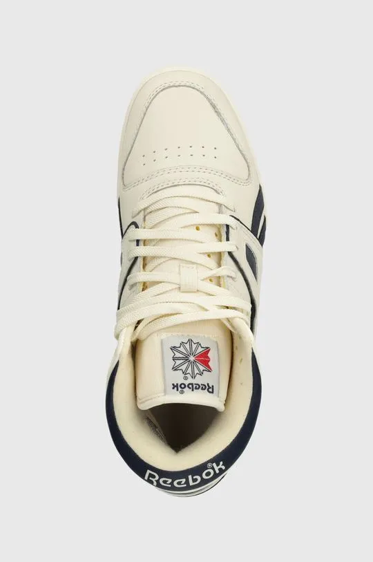 Reebok leather sneakers beige color